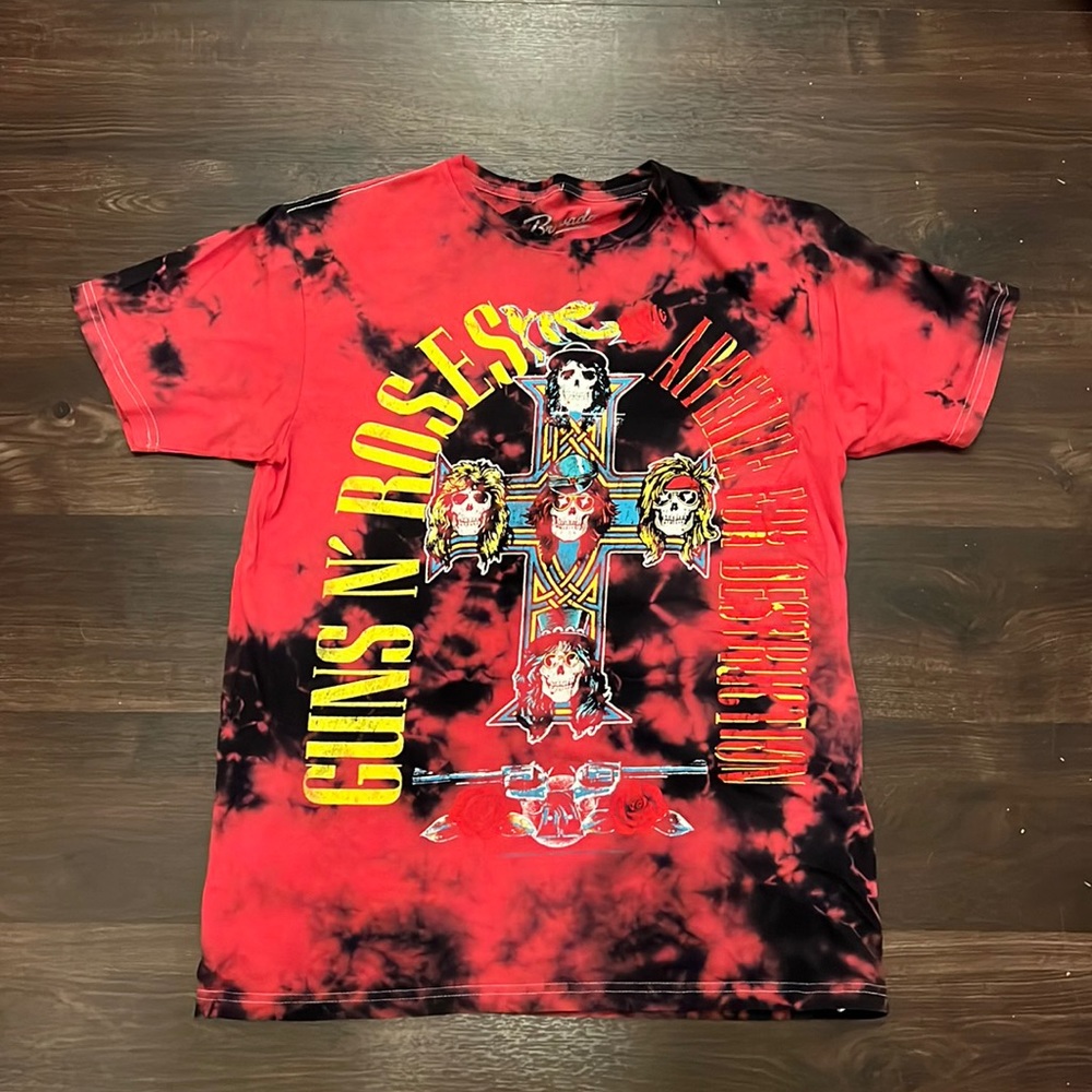 Guns n Roses tie dye shirt